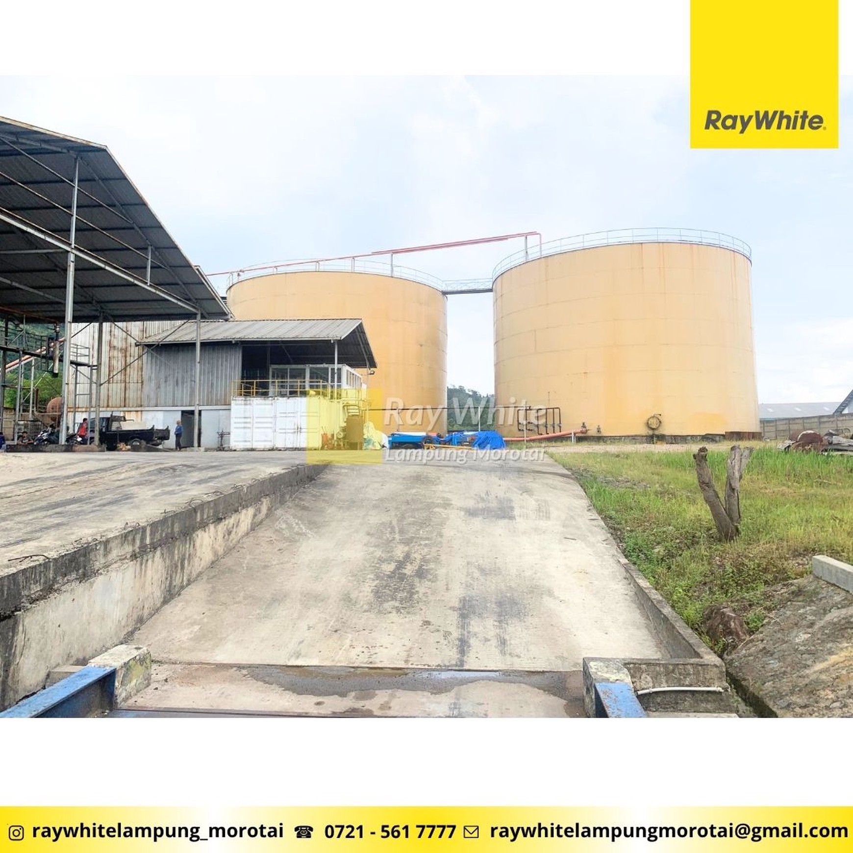 Dijual Gudang,Kantor dan Tangki Bandar Lampung