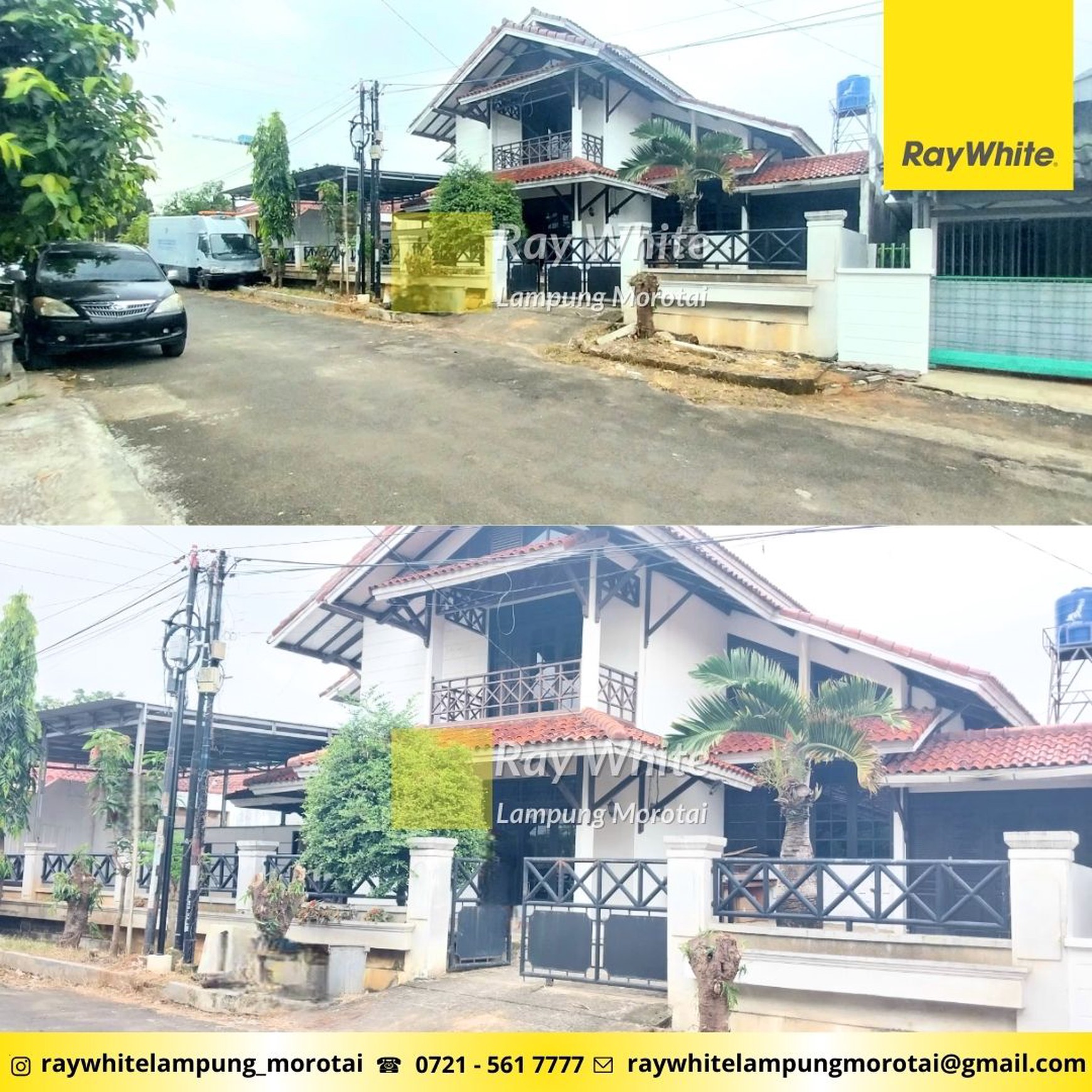Dijual Rumah 2 Lantai Way Halim Bandar Lampung