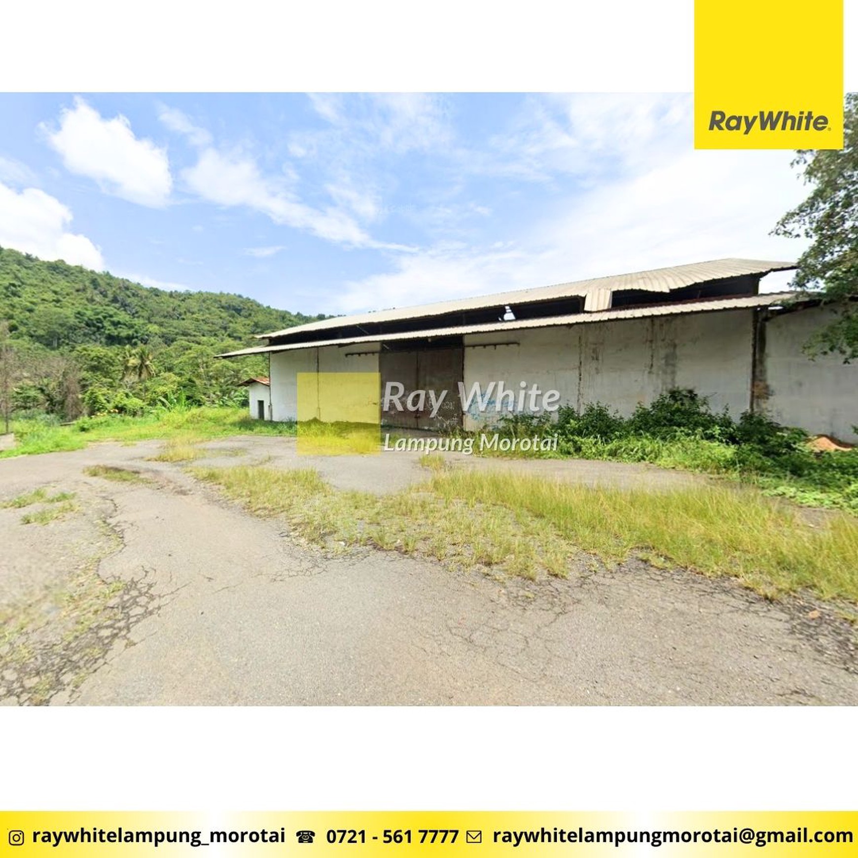 Dijual Gudan dan tanah luas 26. 549 meter bandar lampung