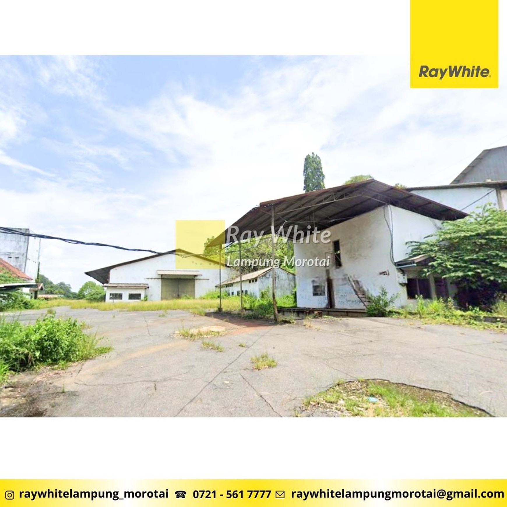 Dijual Gudan dan tanah luas 26. 549 meter bandar lampung