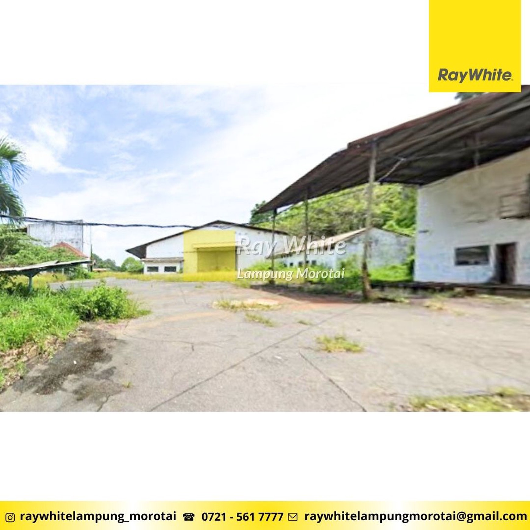 Dijual Gudan dan tanah luas 26. 549 meter bandar lampung