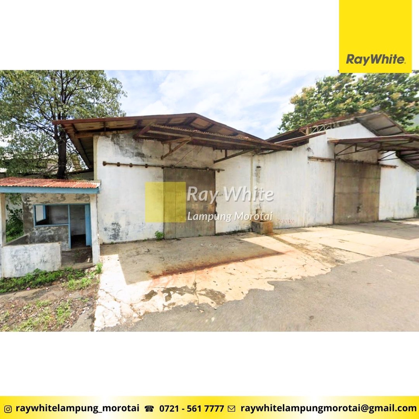 Dijual Gudan dan tanah luas 26. 549 meter bandar lampung