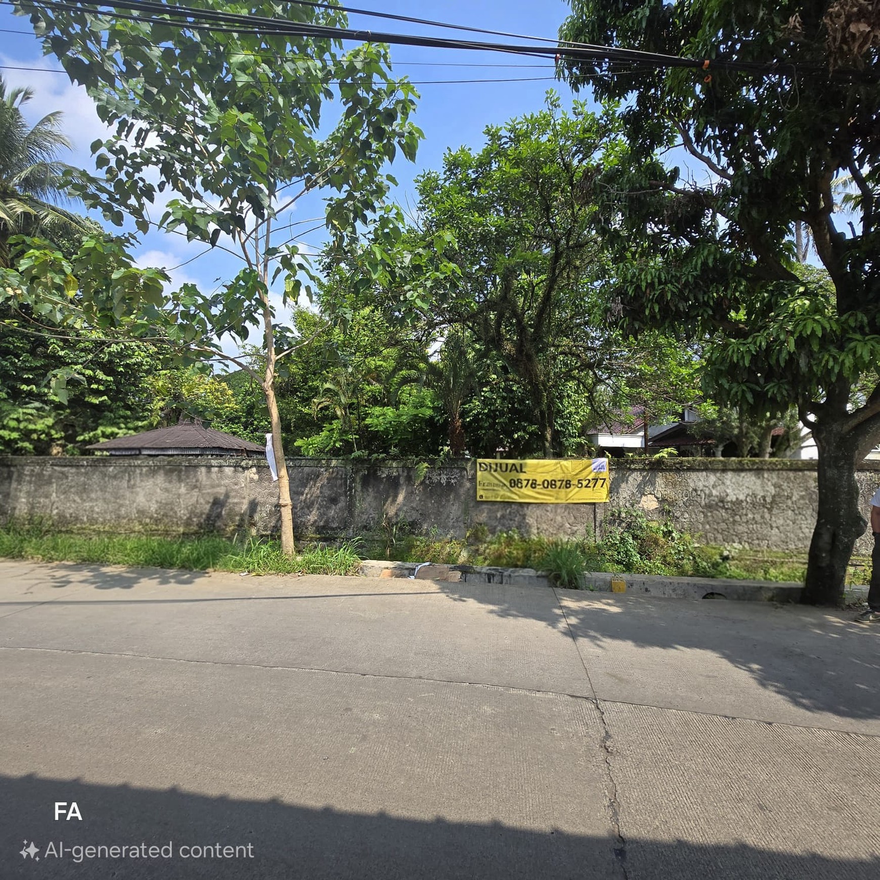 Tanah luas 2.5 Hektar siap bangun cocok untuk bangun rumah cluster di Katulampa, Bogor kota