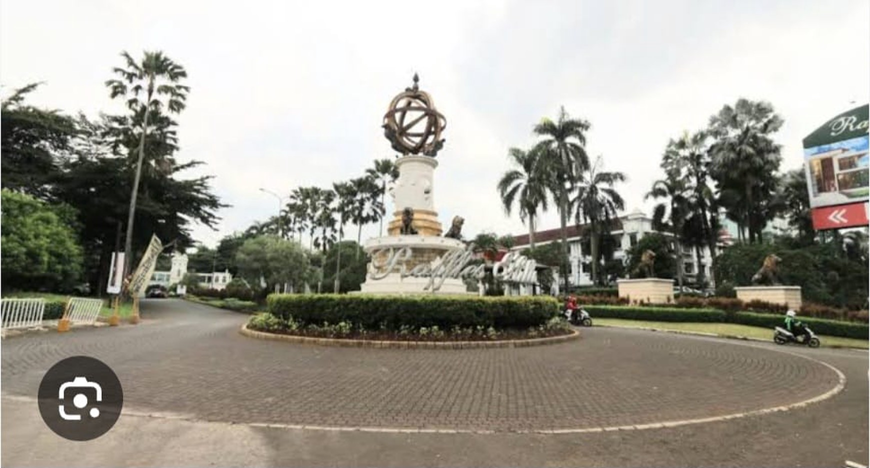 Kavling tanah siap bangun luas 1116 m2 di Perumahan Raffles Hills, Cibubur. Jakarta Timur
