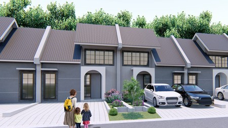 Rumah cluster Kensington dijual new Gress 1 lantai