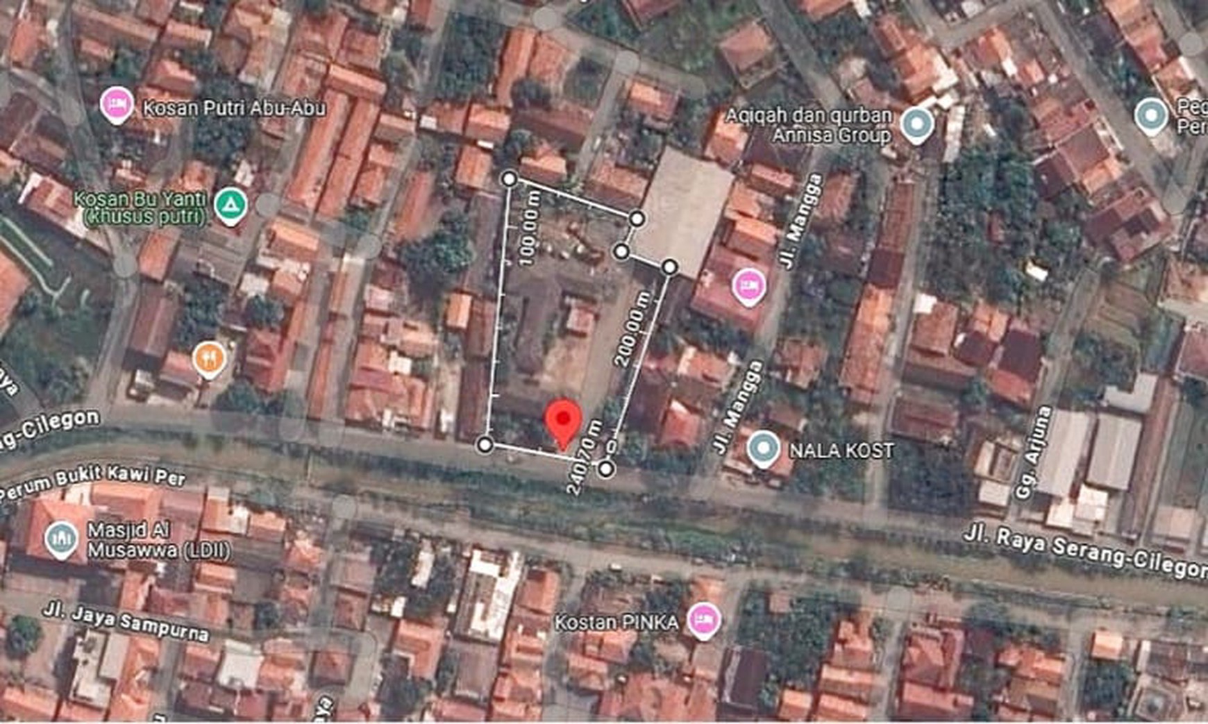 Tanah & Bangunan , lokasi strategis di Kompleks Pegadingan Permai, Kramatwatu, Serang, Banten