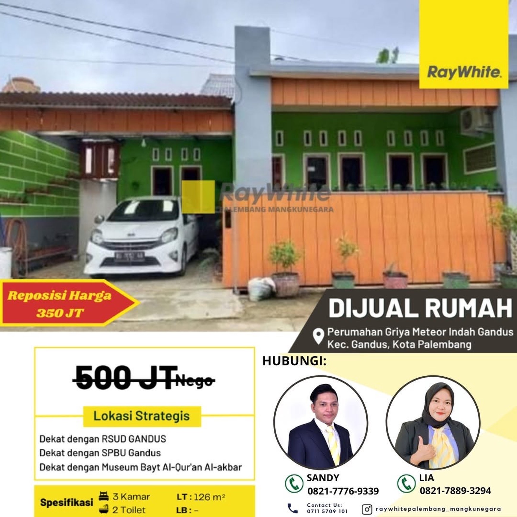 RUMAH MURAH DI GANDUS PALEMBANG