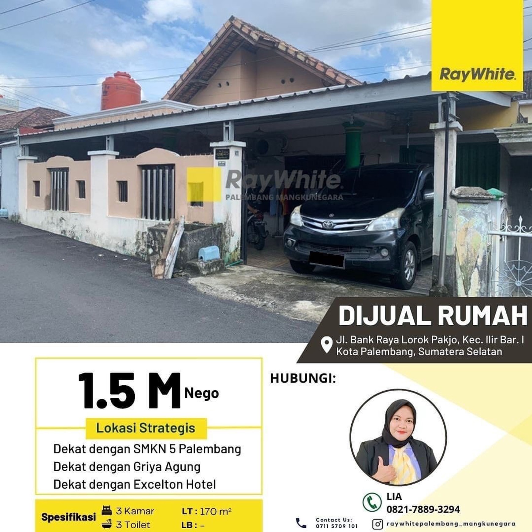 RUMAH MEWAH TENGAH KOTA PALEMBANG