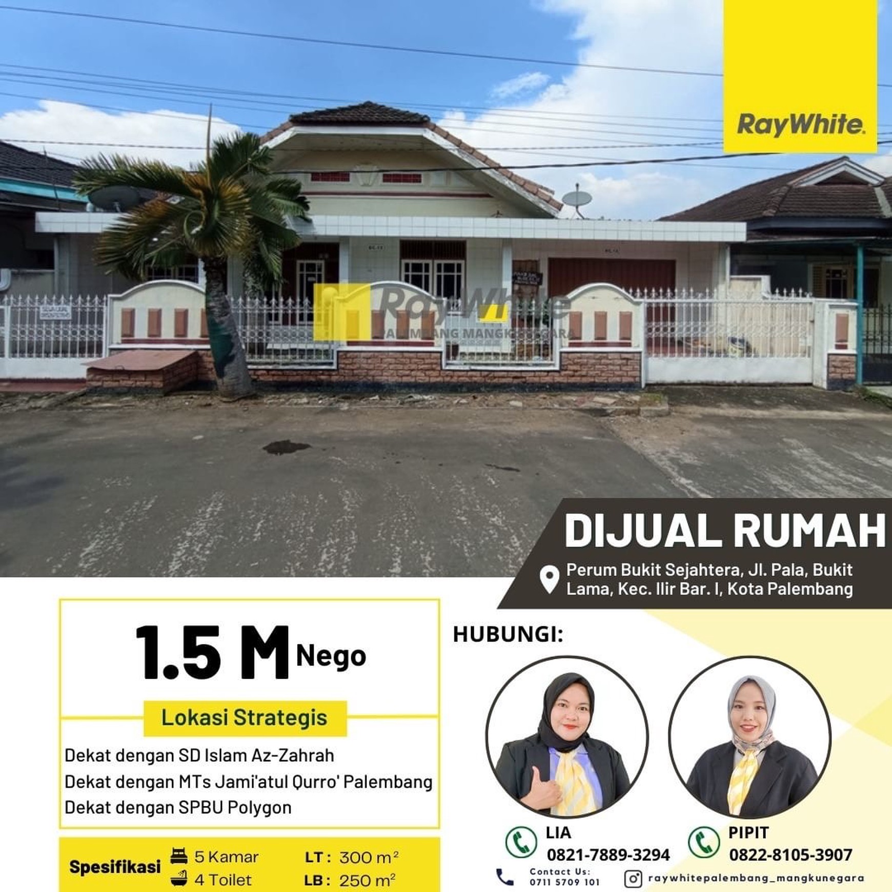 RUMAH MURAH HANYA DI PALEMBANG 