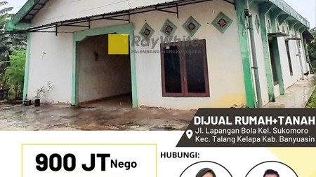 RUMAH BONUS TANAH PALEMBANG 