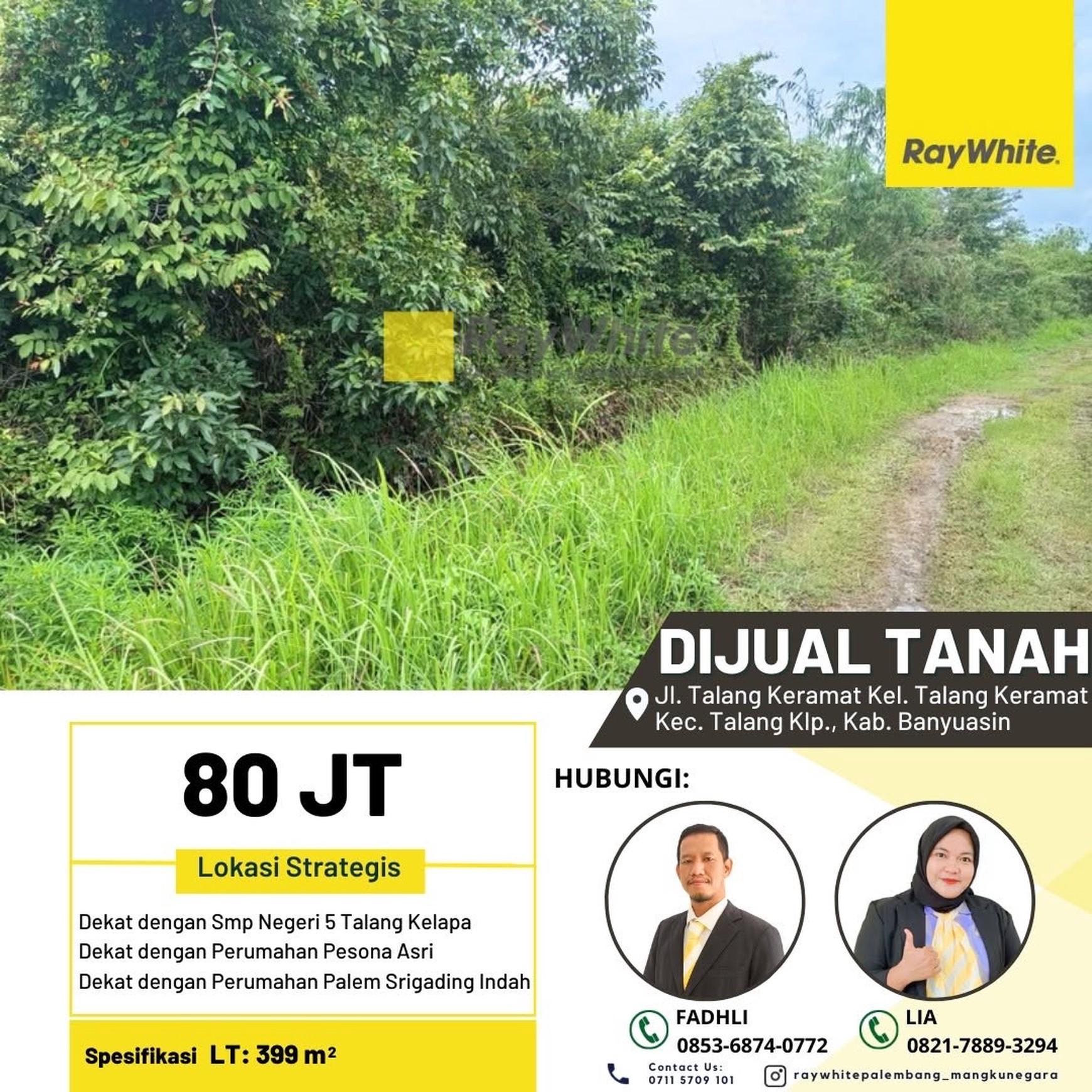 TANAH MURAH PALEMBANG 
