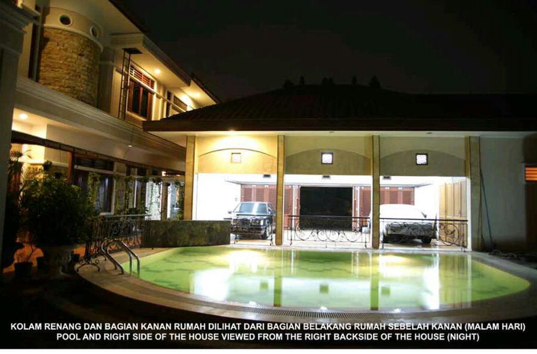 Rumah Mewah 2 Lantai + Basement LT 4035 m2 LB 1500 m2 Siap Huni Lokasi Strategis