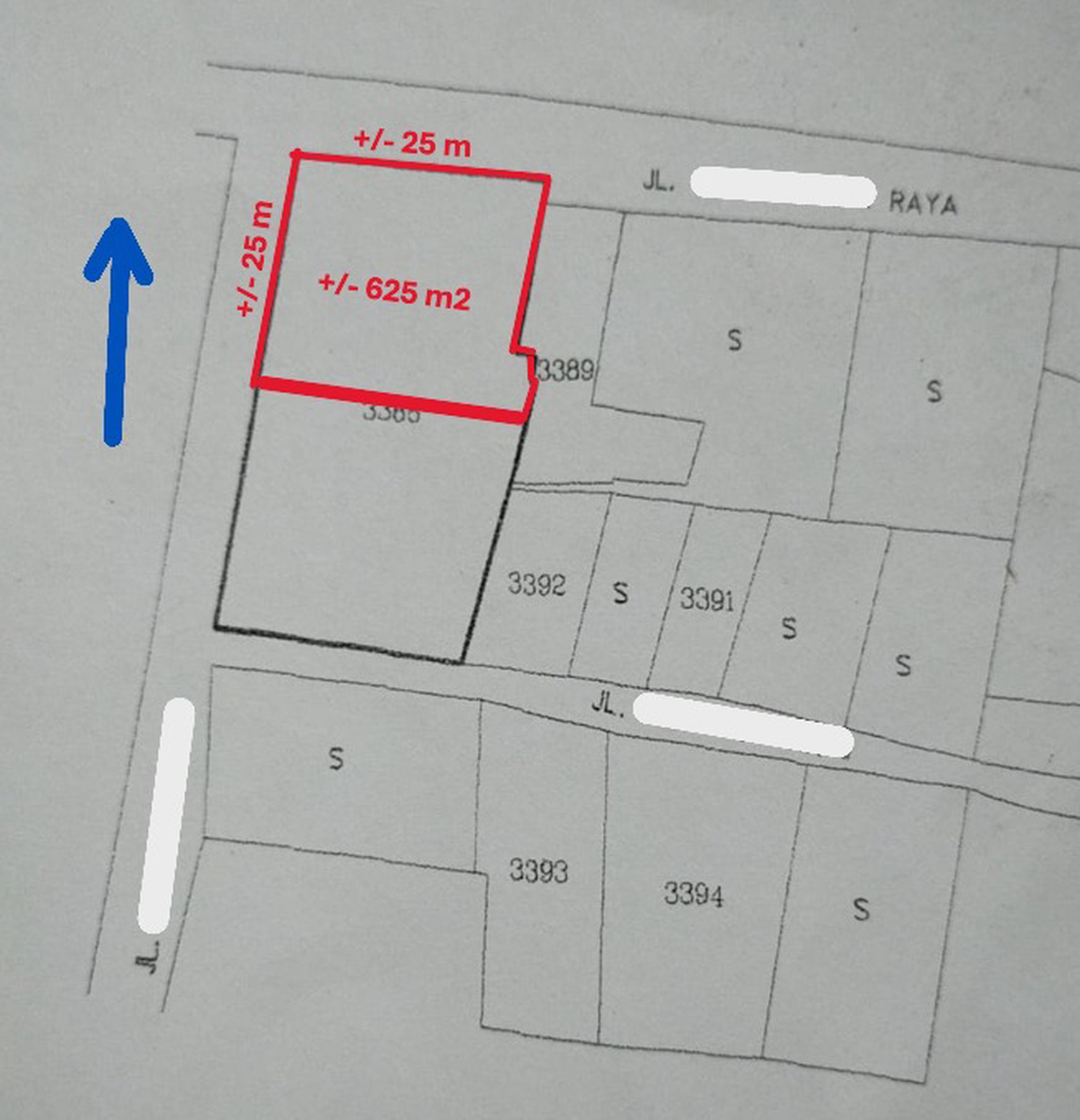 Tanah Komersial K2 Jarang Ada Luas 625m2 Area Cipete Kemang Jakarta
