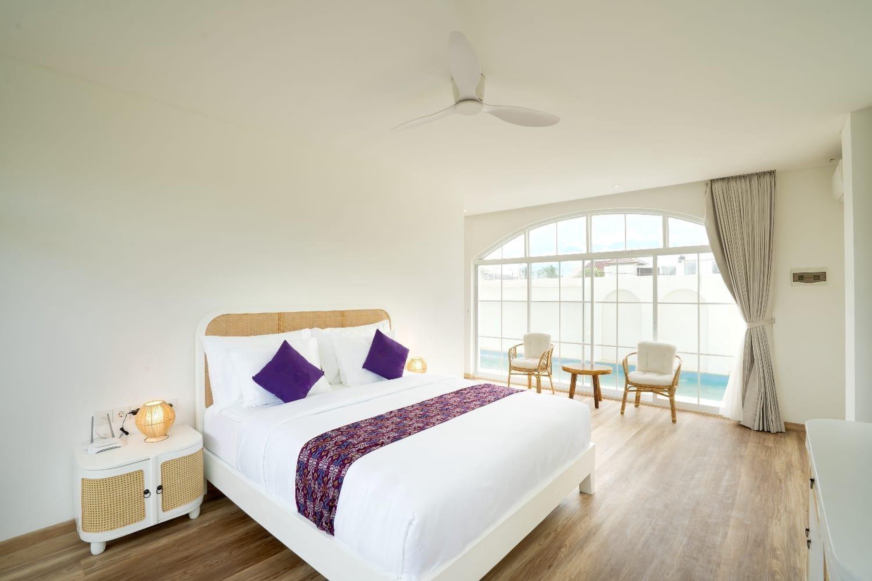 3 Min walking to Beach, Ocean View Leasehold Villa at Cemagi