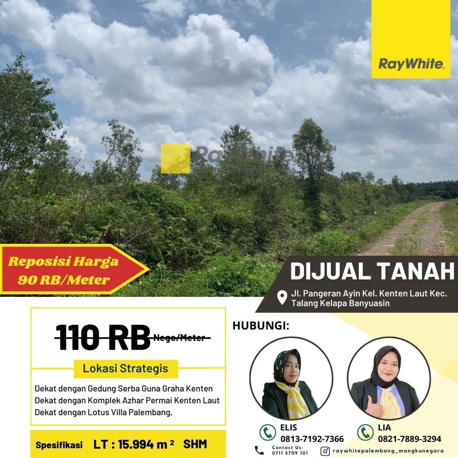 TANAH MURAH PALEMBANG 