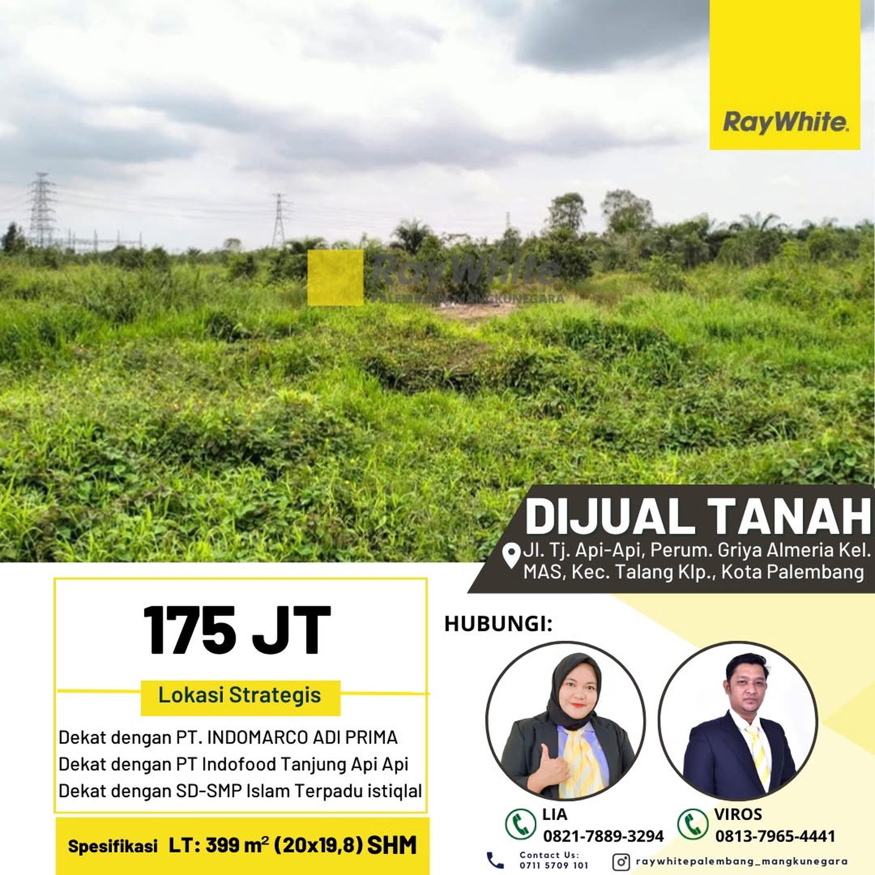 TANAH MURAH PALEMBANG