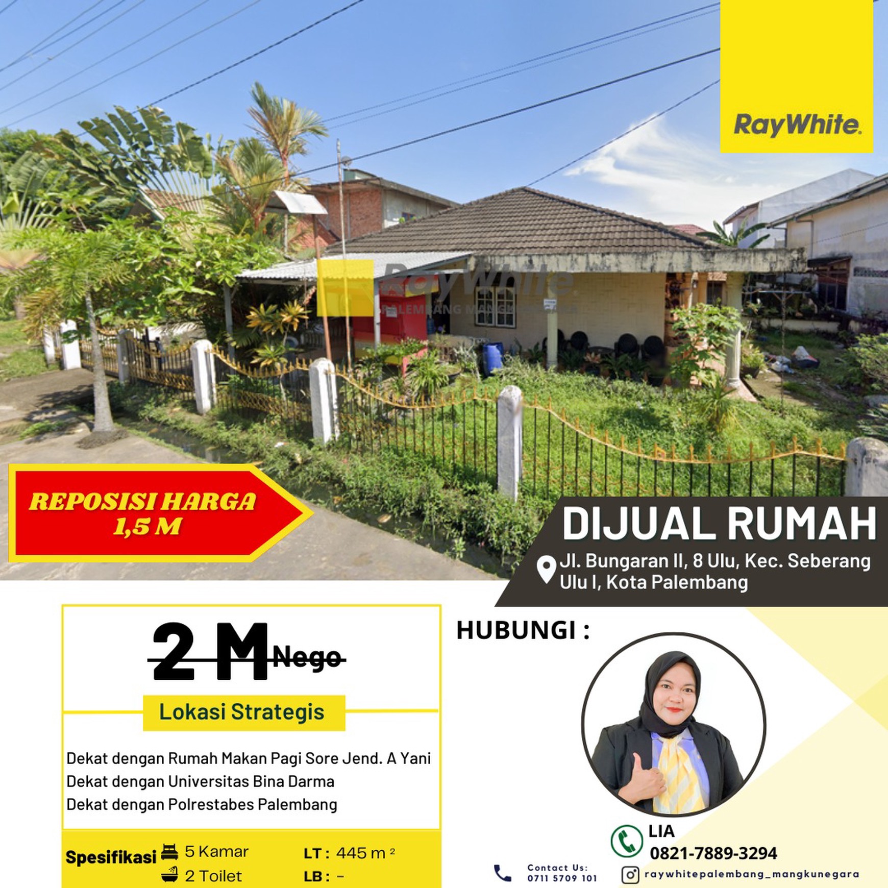RUMAH JUAL PALEMBANG