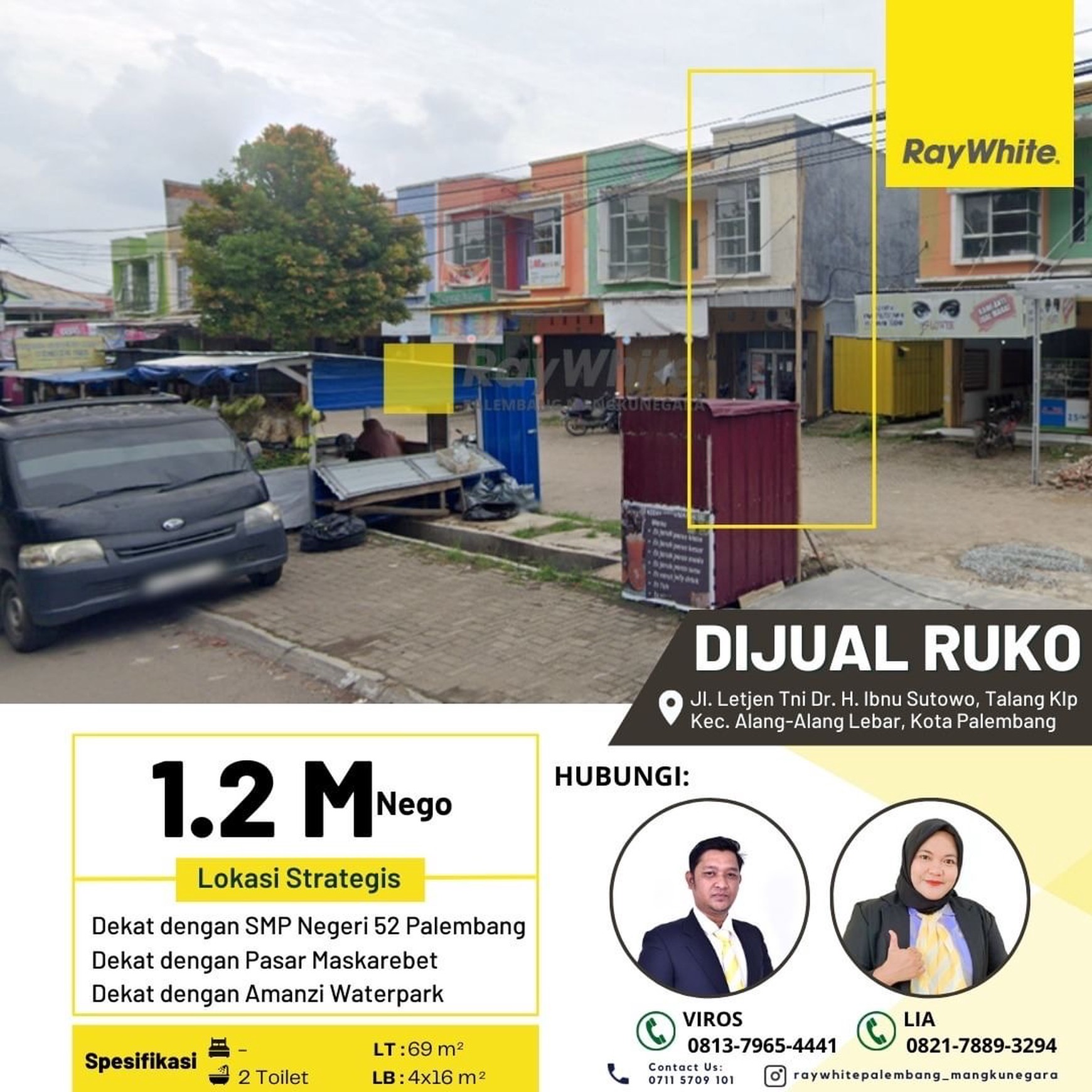 RUKO MURAH PALEMBANG