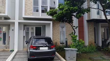 Disewakan Rumah di Symphonia Cluster Verdi Gading Serpong Lokasi Sangat Strategis dekan Sekolah dan Universitas 