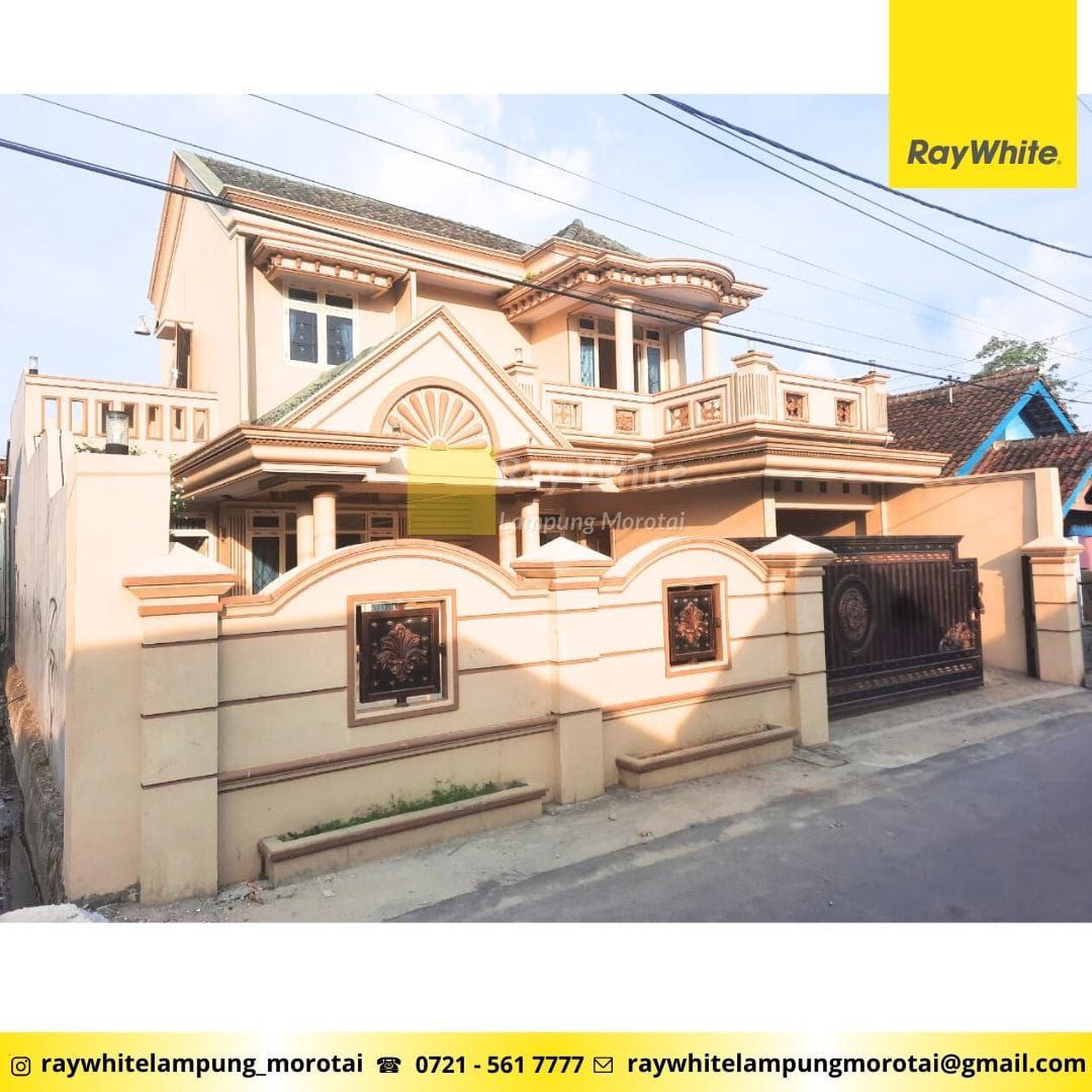 Di jual Rumah 2 Lantai di Teluk Betung Timur, Bandar Lampung