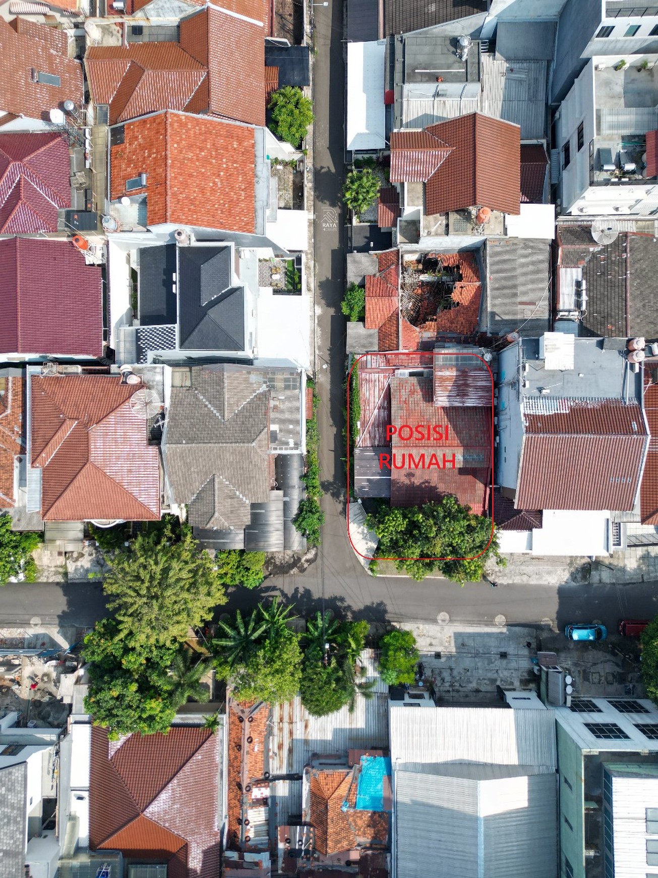Rumah Tinggal Ada Paviliun Lokasi di Jalan Kramat Pela Kebayoran Baru 
