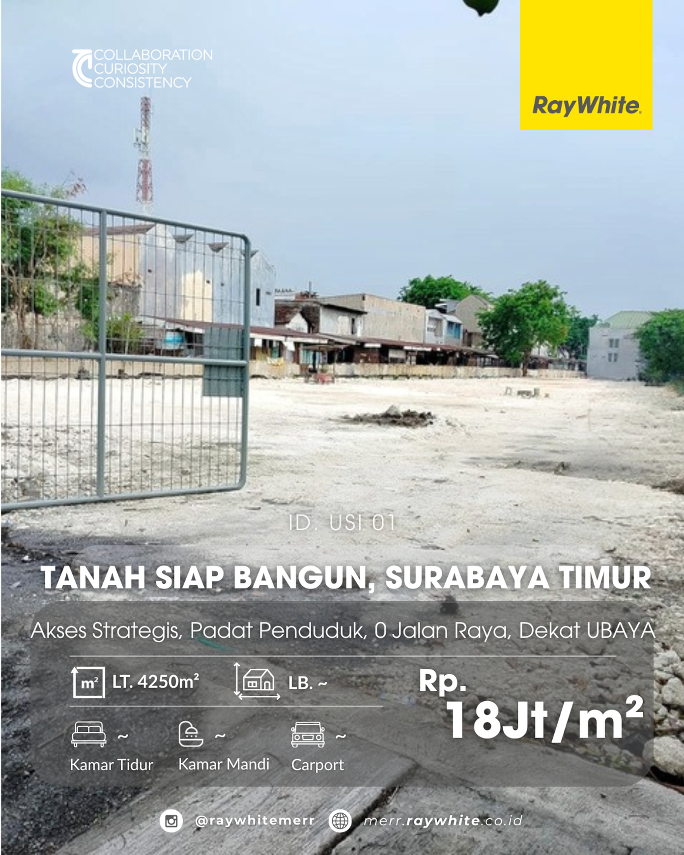 Tanah SHM di Surabaya Timur - Cocok untuk Developer atau Bisnis
