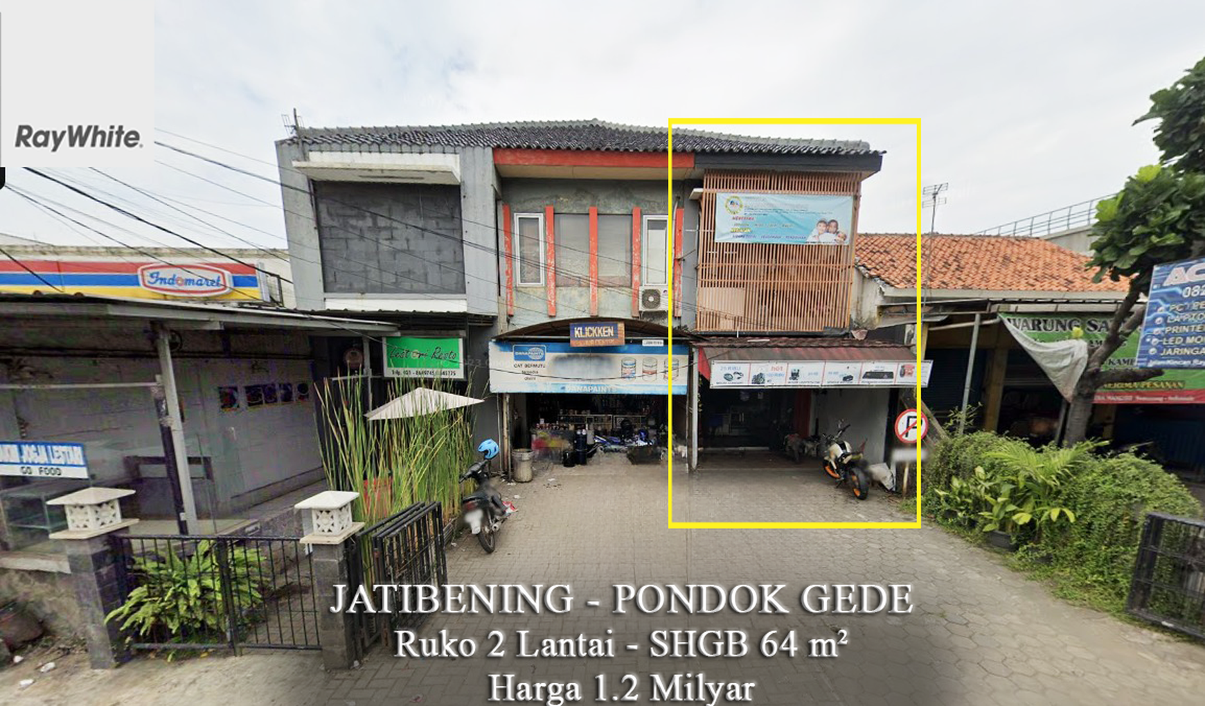 FOR SALE Murah Ruko 2 Lantai Jati Bening Raya Pondok Gede Bekasi