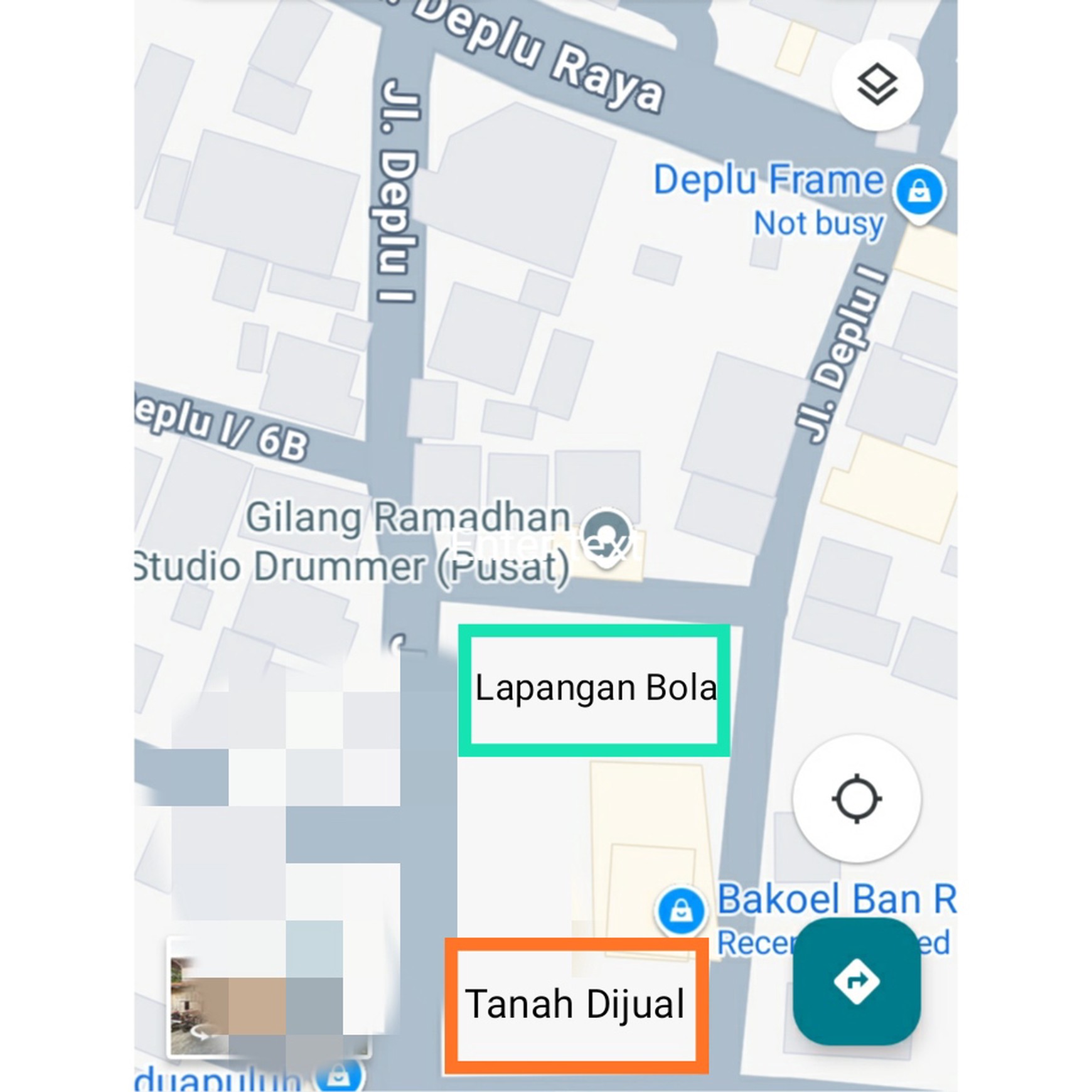 TANAH KAVLING DI KOMPLEK DEPLU, BINTARO