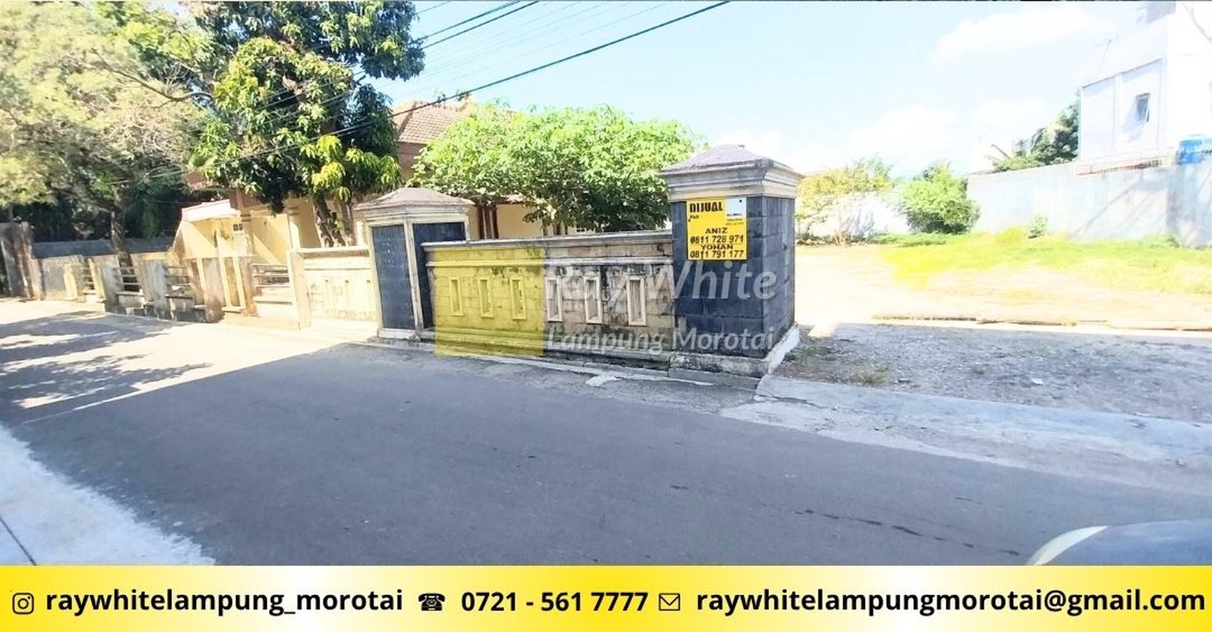 Dijual rumah kedamaian bandar lampung luas tanah 2.035 meter 