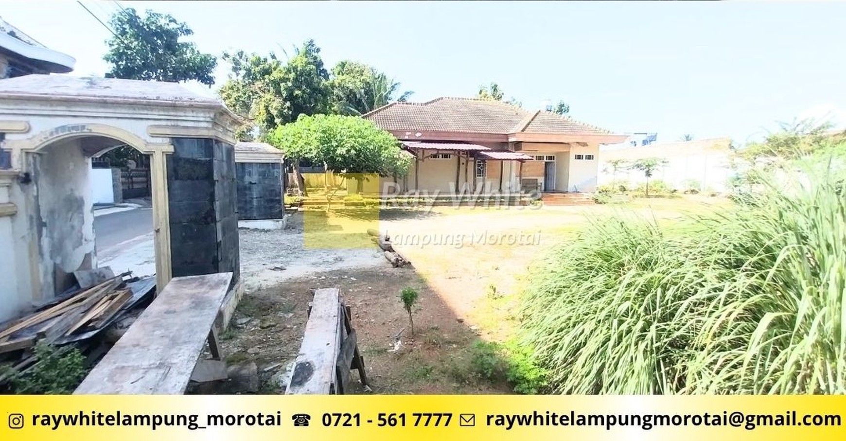 Dijual rumah kedamaian bandar lampung luas tanah 2.035 meter 