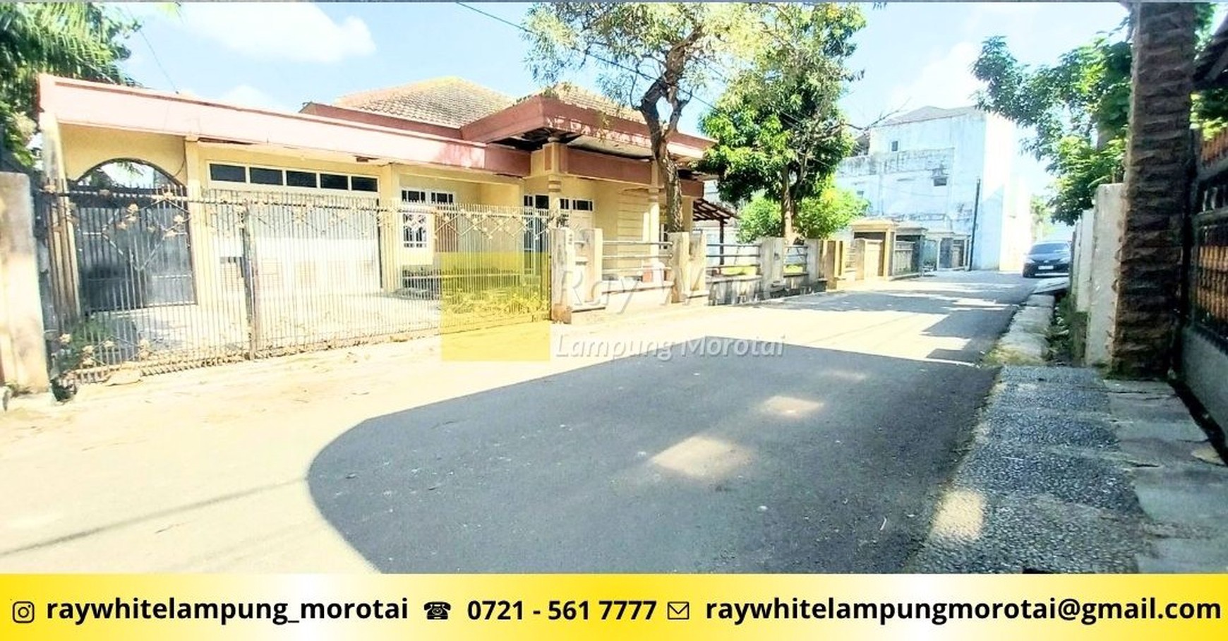 Dijual rumah kedamaian bandar lampung luas tanah 2.035 meter 