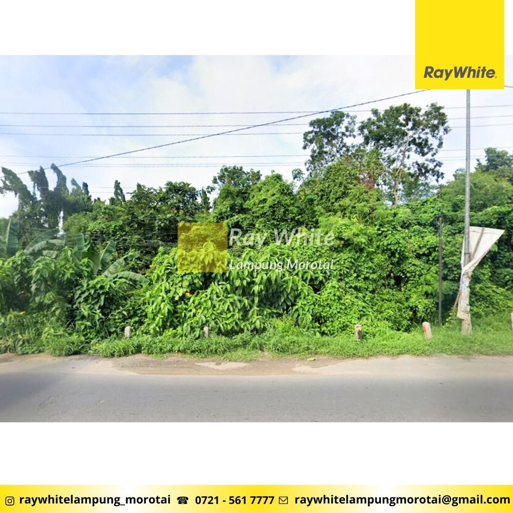 Dijual tanah Jl. Lintas Sumatera Bandar Jaya Lampung Tengah