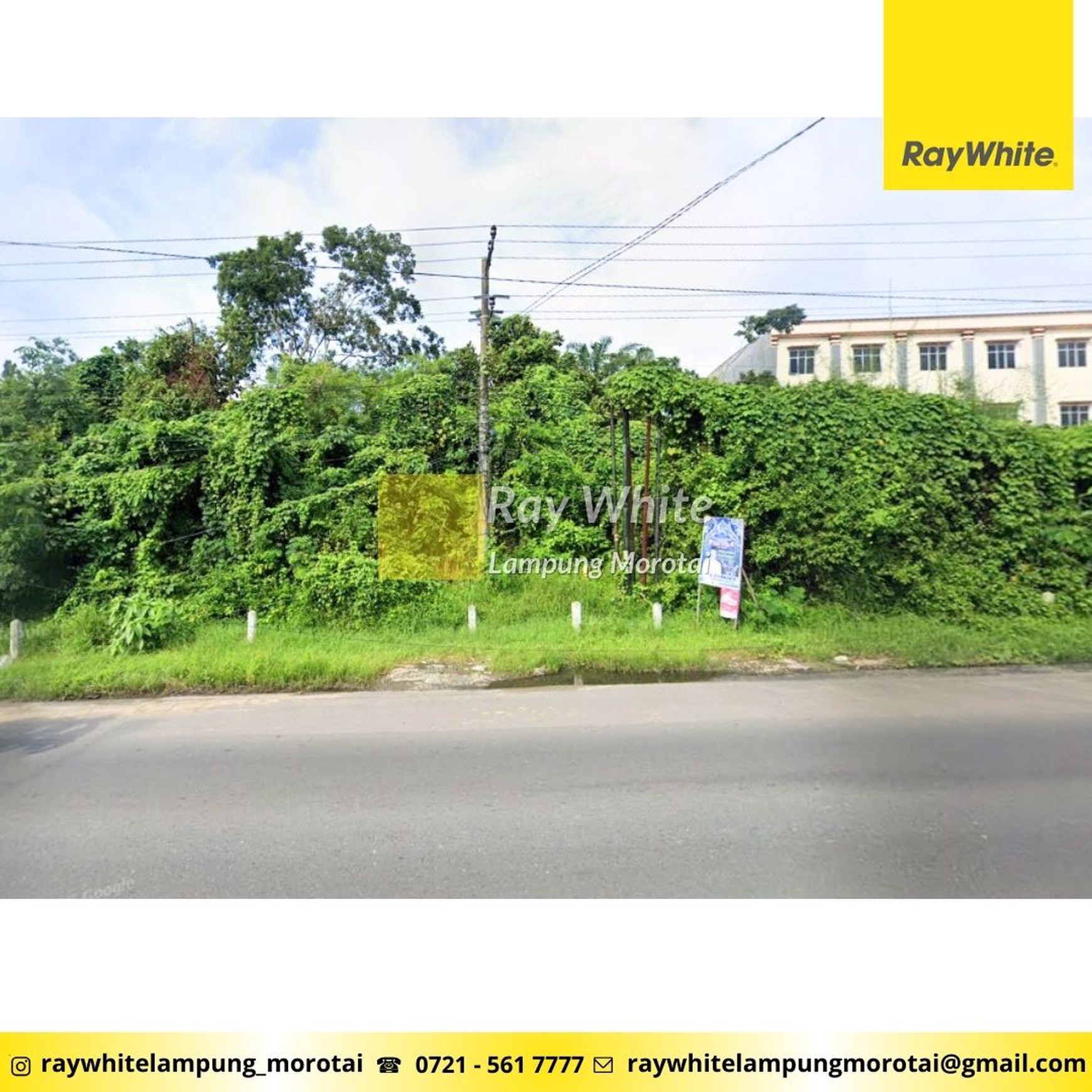 Dijual tanah Jl. Lintas Sumatera Bandar Jaya Lampung Tengah