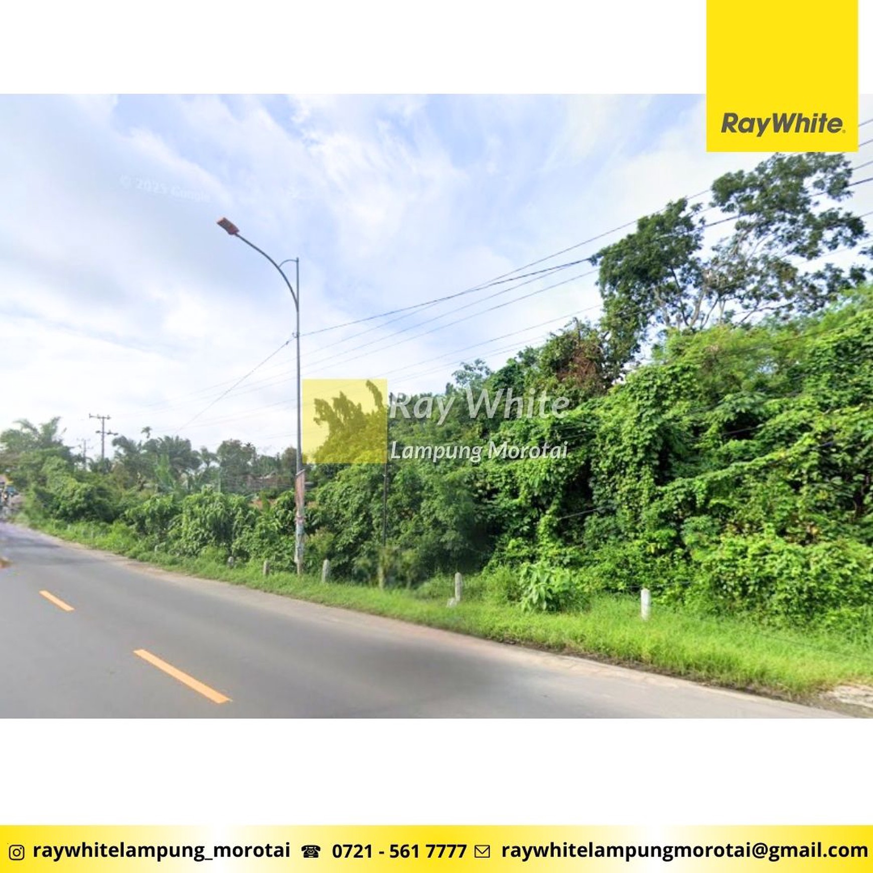 Dijual tanah Jl. Lintas Sumatera Bandar Jaya Lampung Tengah