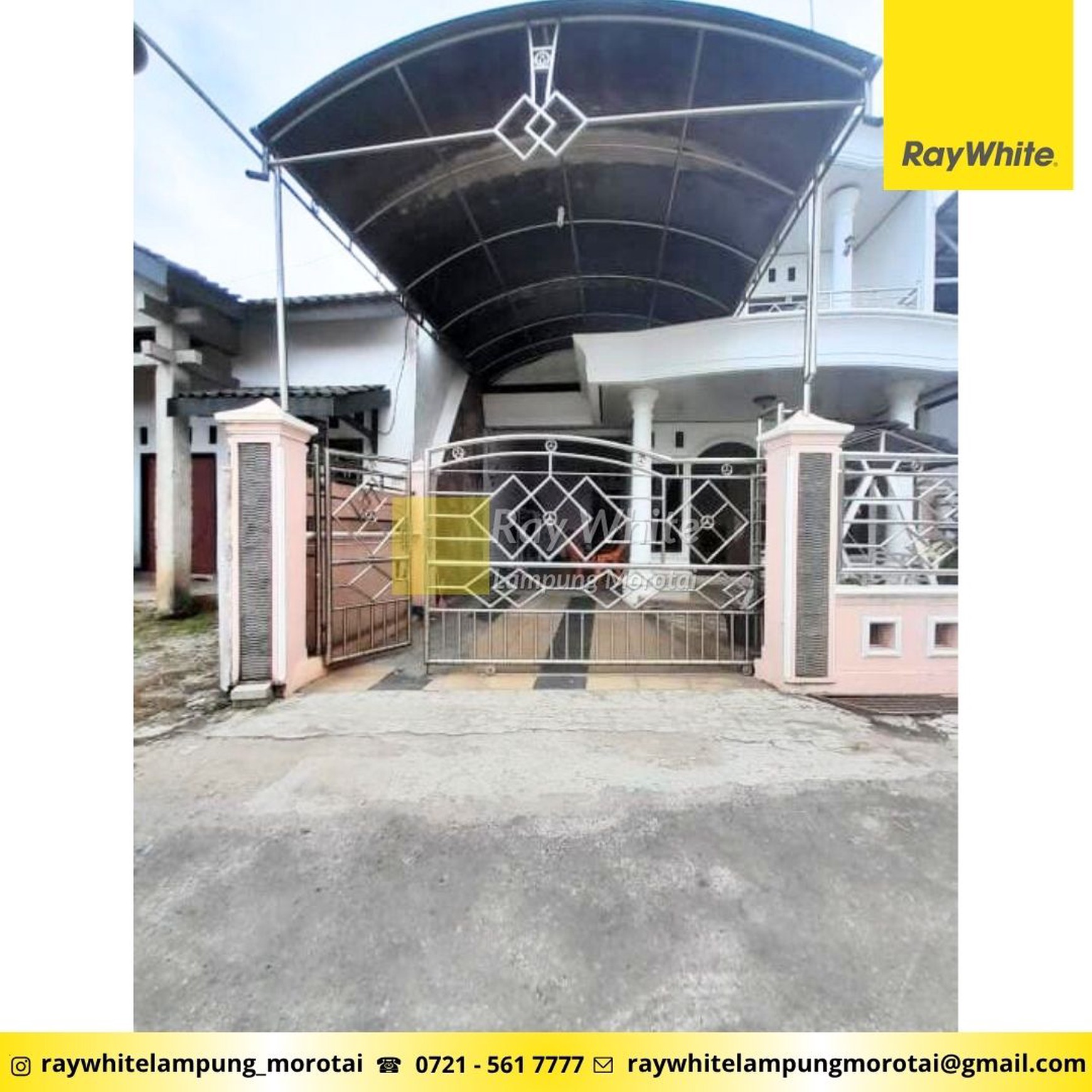 Dijual rumah 2 lantai antasari kedamaian bandar lampung