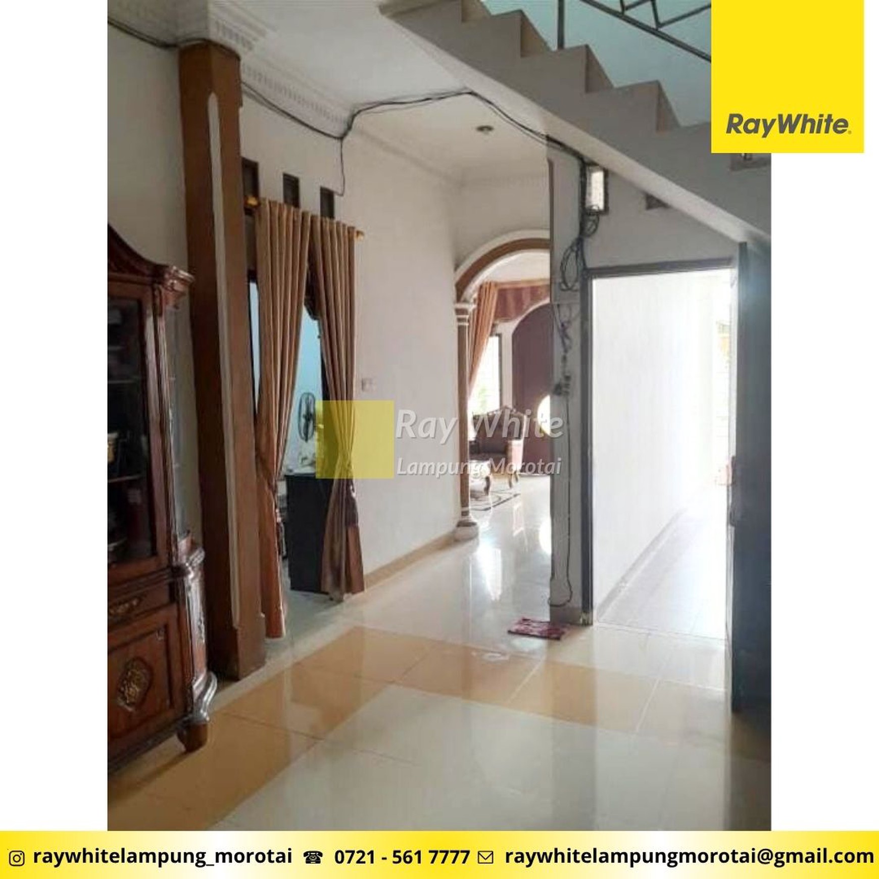 Dijual rumah 2 lantai antasari kedamaian bandar lampung