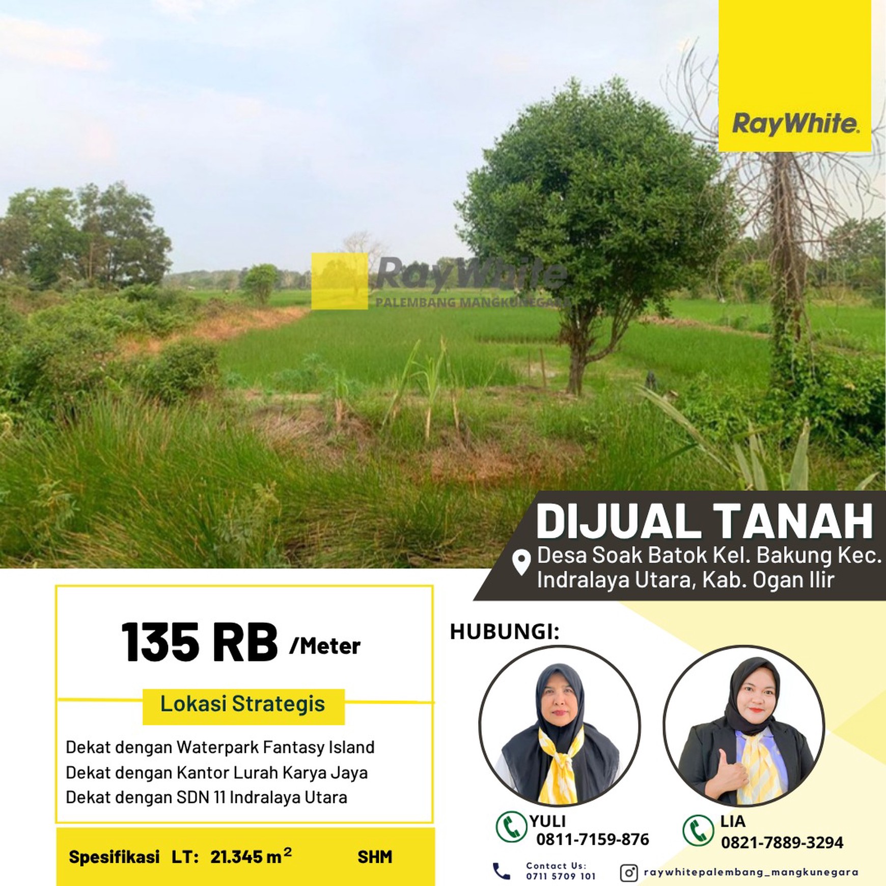 TANAH JUAL MURAH PALEMBANG