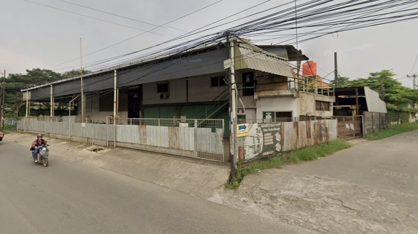 Pabrik Gudang Workshop Jalan Raya Bisa Kontainer Bantar Gebang Setu Kota Bekasi