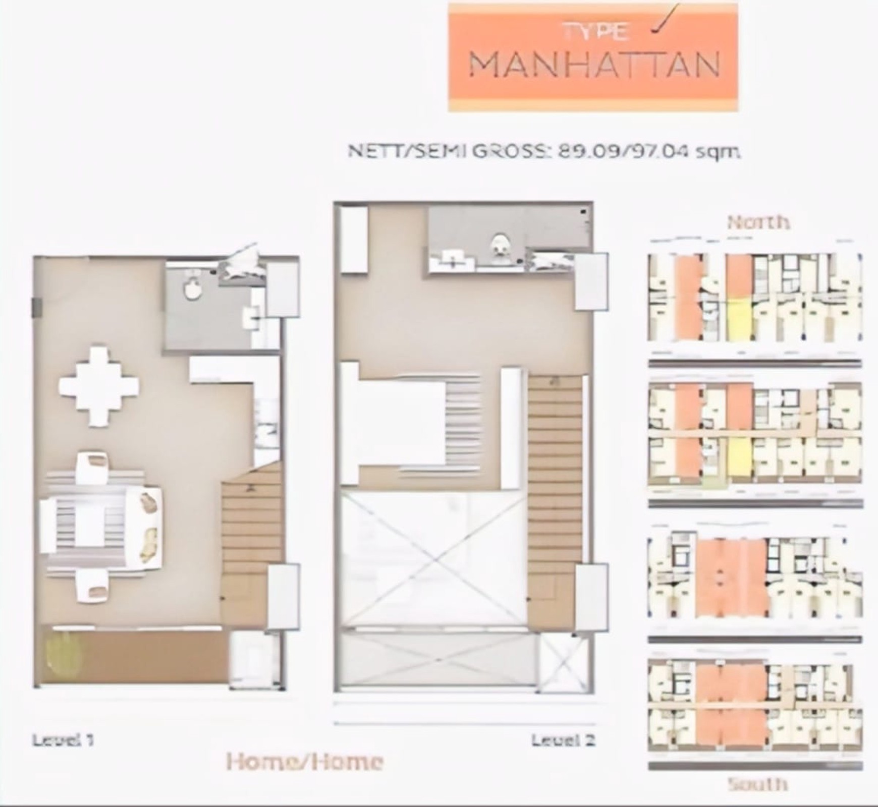 Apart Siap Huni Di Apart Soho Pancoran Type Manhattan Lt Sky Terrace Tower South Wing