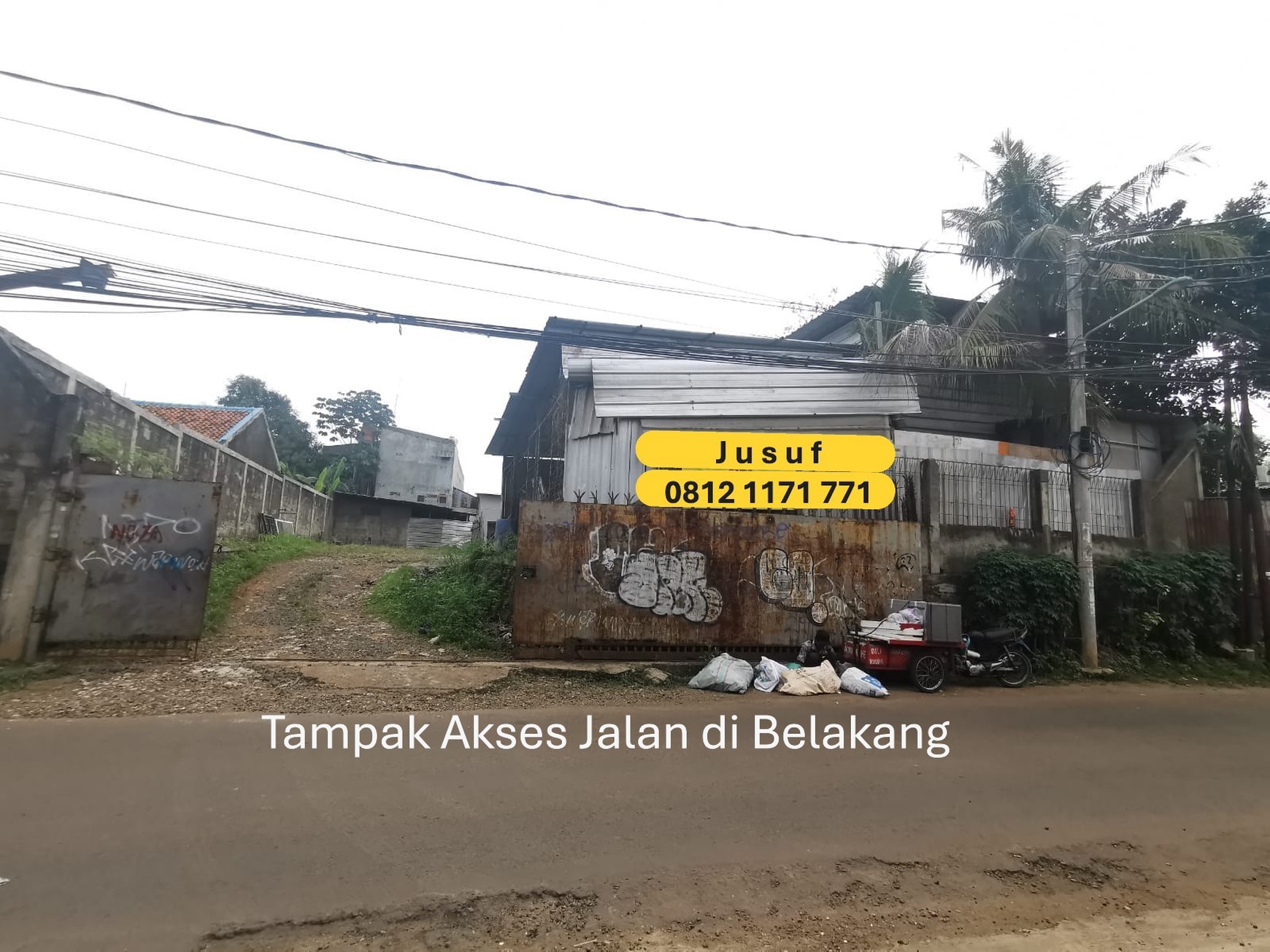 Tanah Komersial K2 Luas 1367m2 di Jalan Raya Bogor Ps Rebo