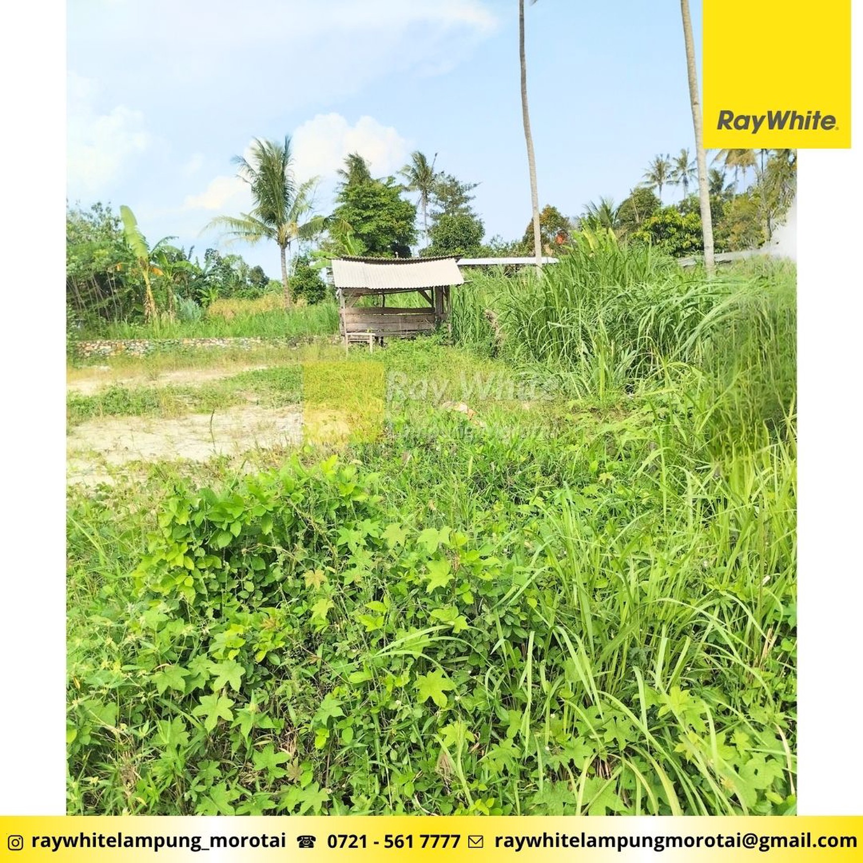 Jual tanah karang jati agung Lampung Selatan Jalan utama