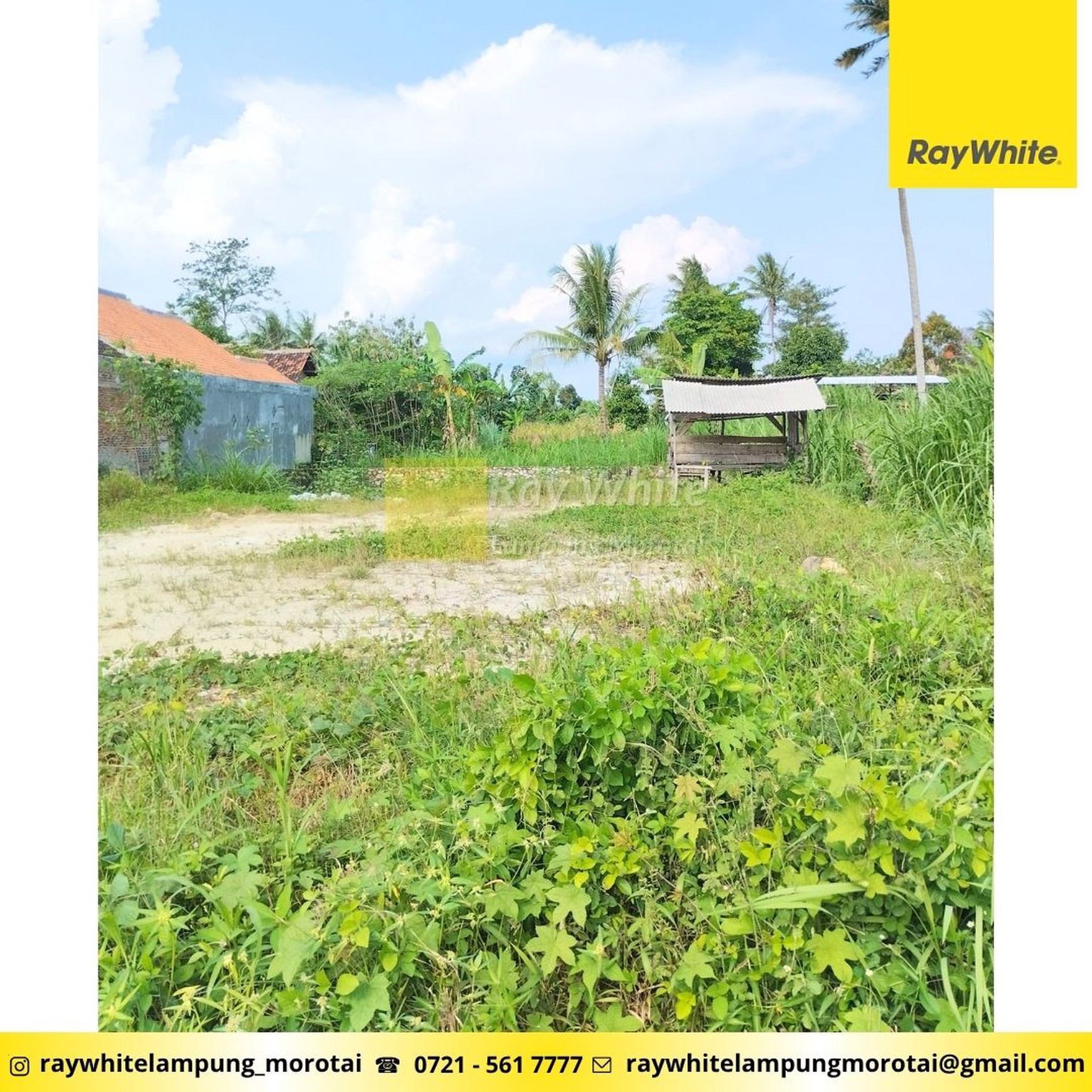 Jual tanah karang jati agung Lampung Selatan Jalan utama