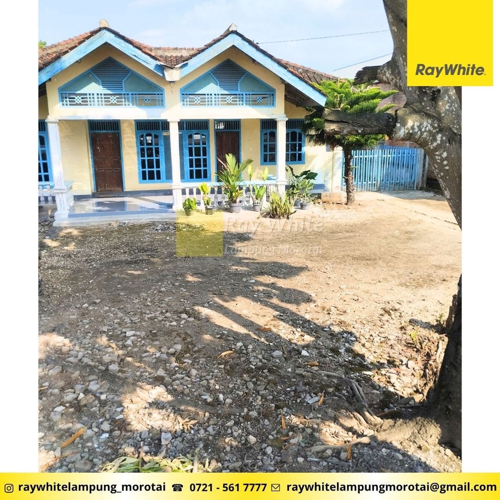 Dijual tanah bonus bangunan rumah tinggal p[inggir jalan karang anyar