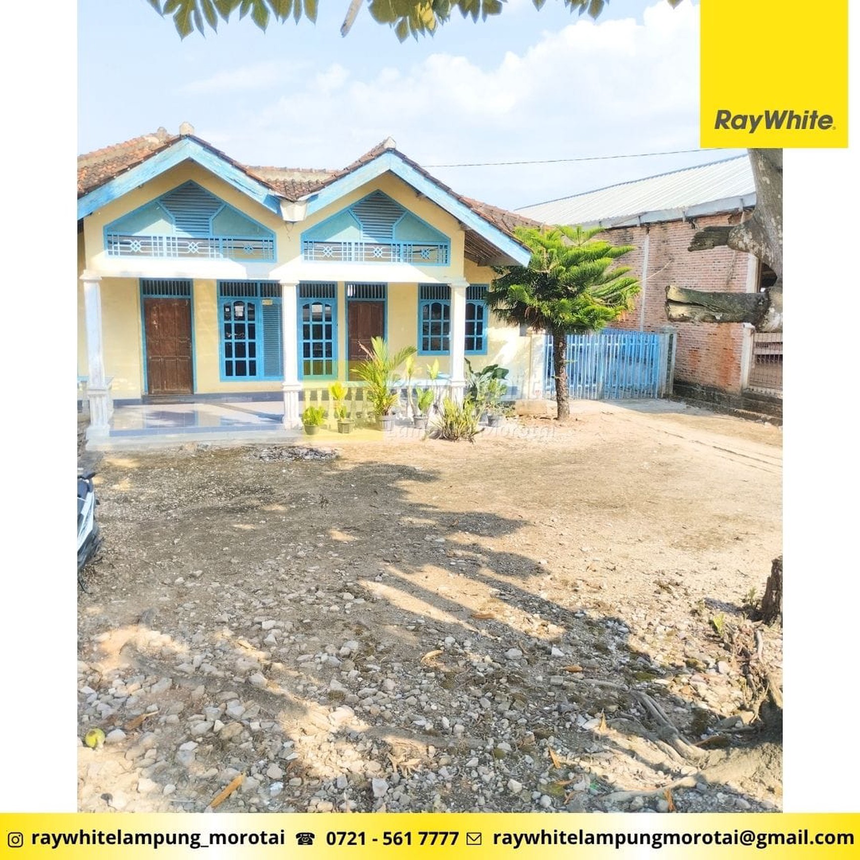 Dijual tanah bonus bangunan rumah tinggal p[inggir jalan karang anyar