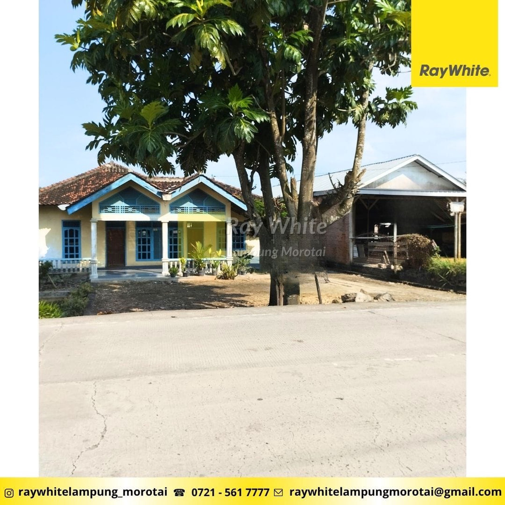 Dijual tanah bonus bangunan rumah tinggal p[inggir jalan karang anyar
