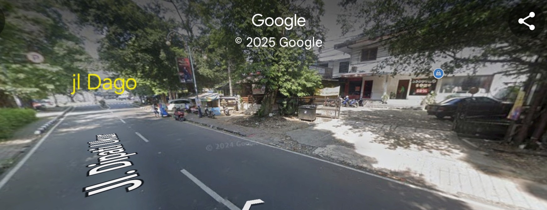 Rumah Arsitektur Kolonial di Area Komersial , sayap DAGO