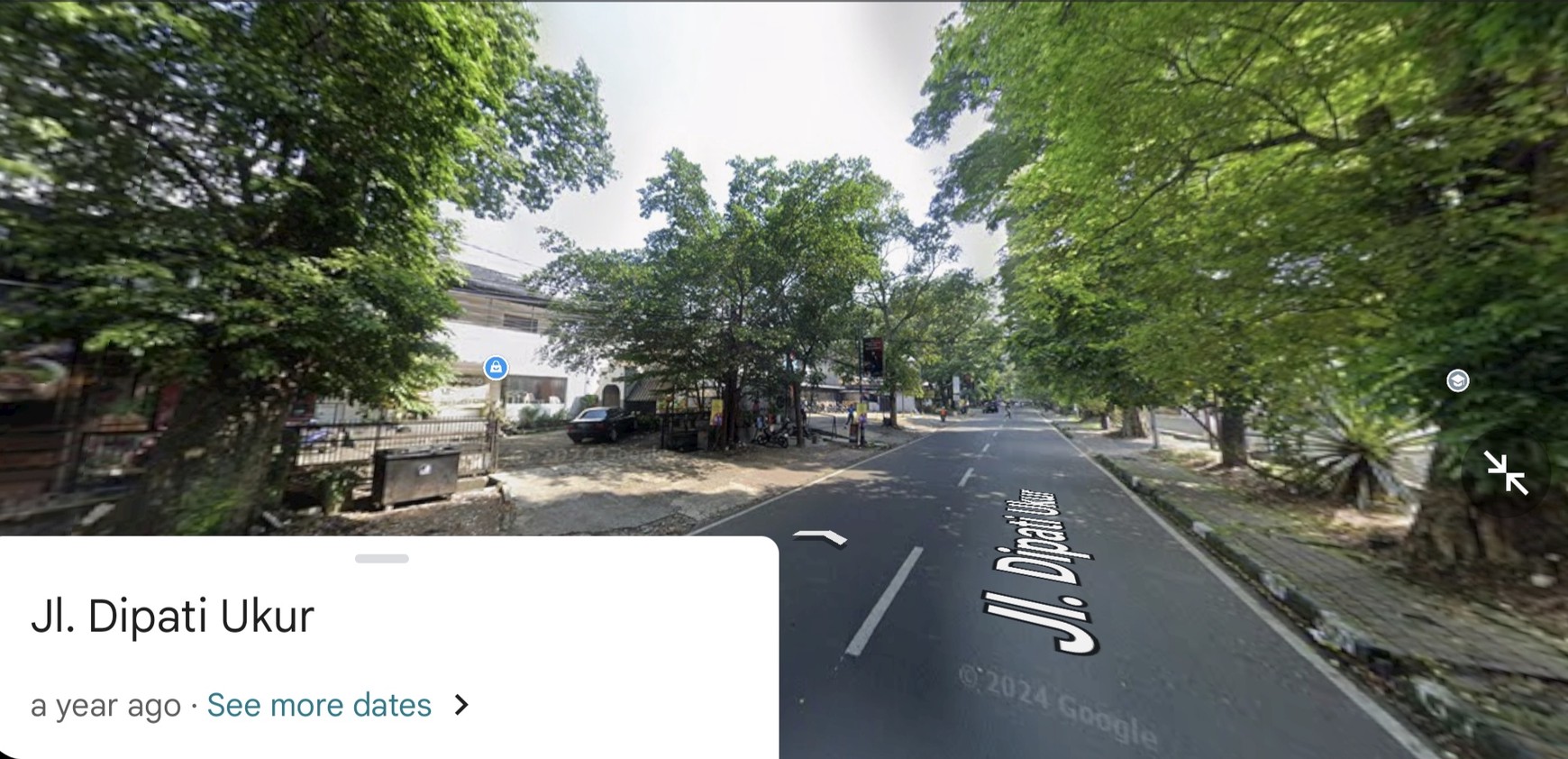Rumah Arsitektur Kolonial di Area Komersial , sayap DAGO
