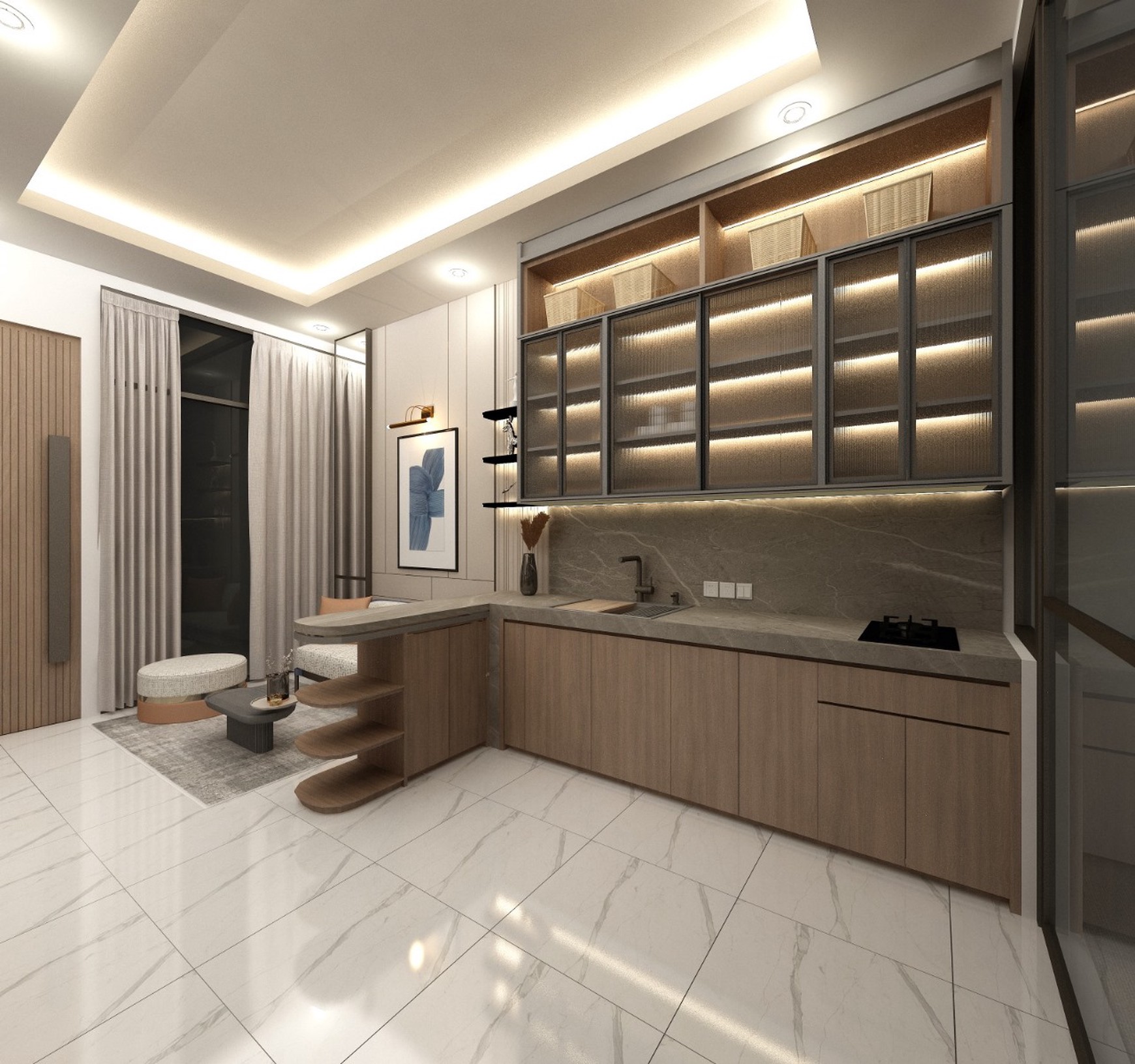 NEW Modern Tropical House Kupang Baru, Langka STRATEGIS, MEWAH Surabaya Barat
