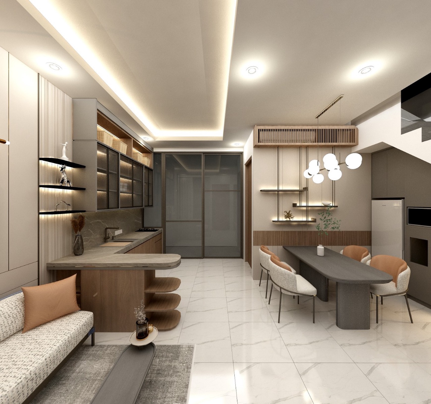 NEW Modern Tropical House Kupang Baru, Langka STRATEGIS, MEWAH Surabaya Barat