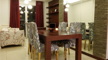 Disewakan Apartemen Jakarta Residence Tower Cosmo Mansion 3BR Fully Furnished